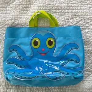 Melissa & Doug Octopus Beach Bag with Waterproof Design